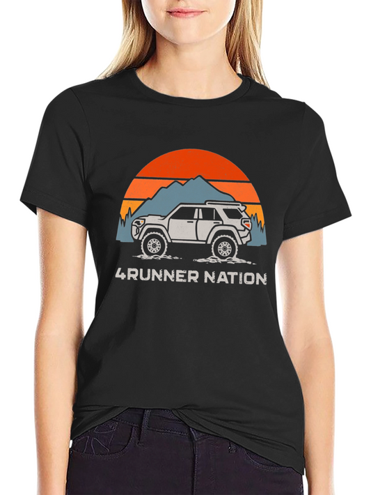 4Runner Nation Retro Graphic T-Shirt - Off-Road Adventure